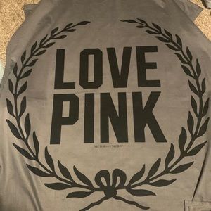 Victoria secret pink blanket throw